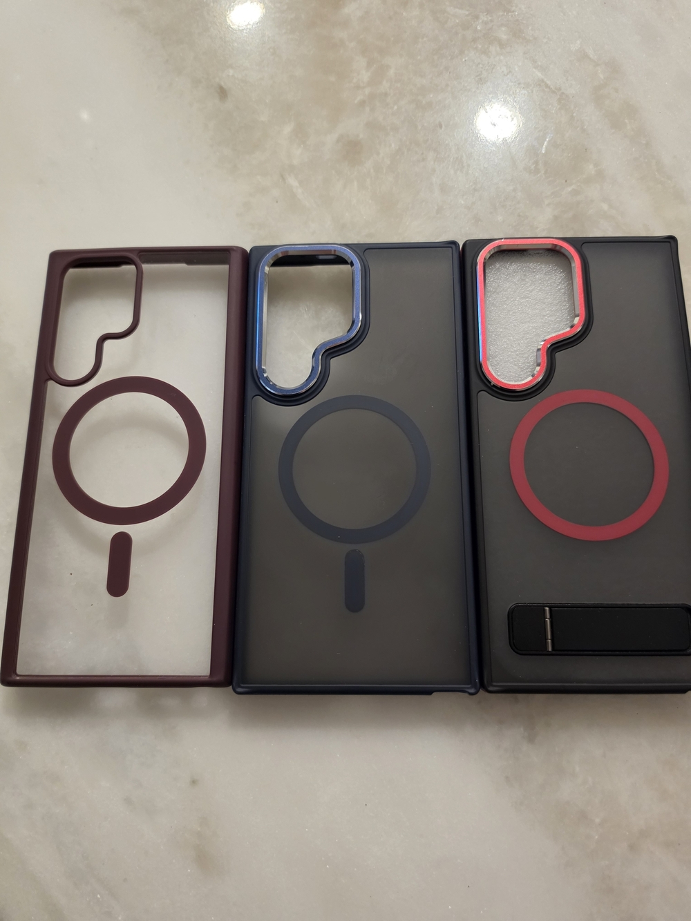MagSafe Phone Case Set Black & Red
